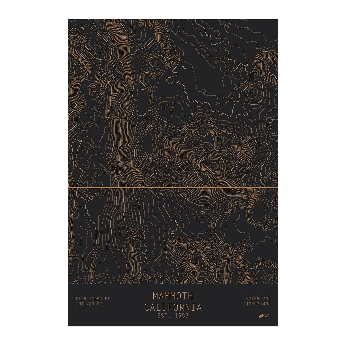 Mammoth, California - Muir Way - TOPO Series