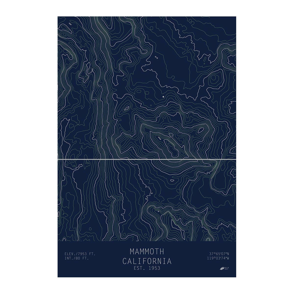 Mammoth, California - Muir Way - TOPO Series