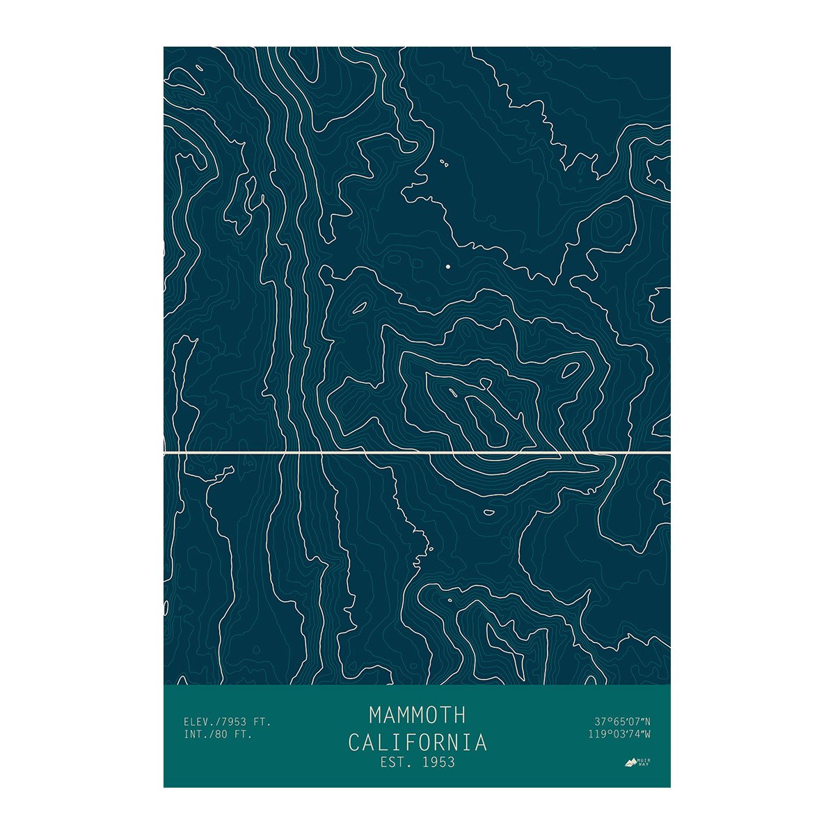 Mammoth, California - Muir Way - TOPO Series