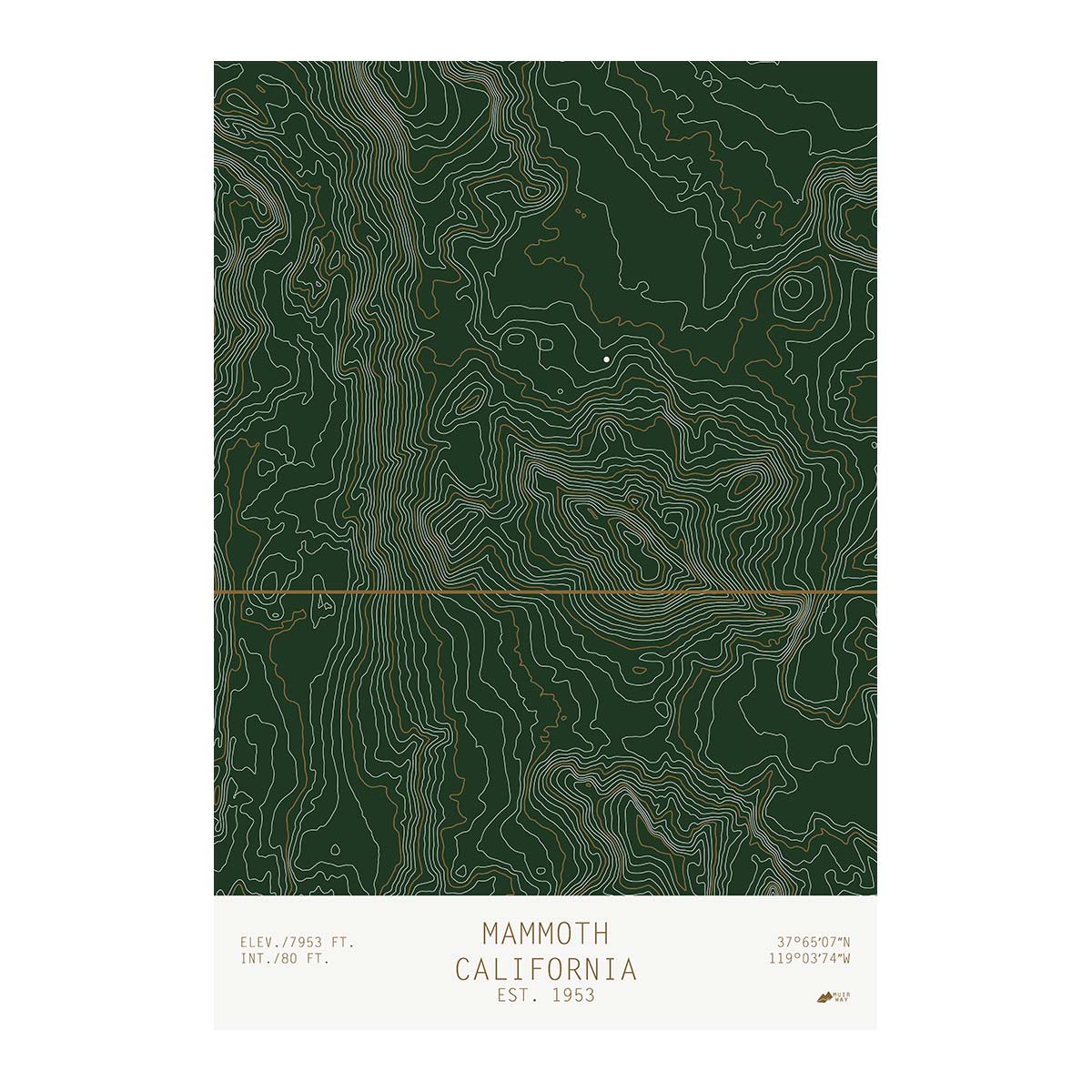 Mammoth, California - Muir Way - TOPO Series