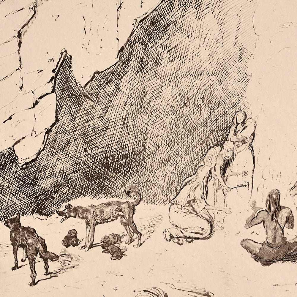 Man of the Reindeer Period, Yellowstone 1873 - Muir Way - Photograph
