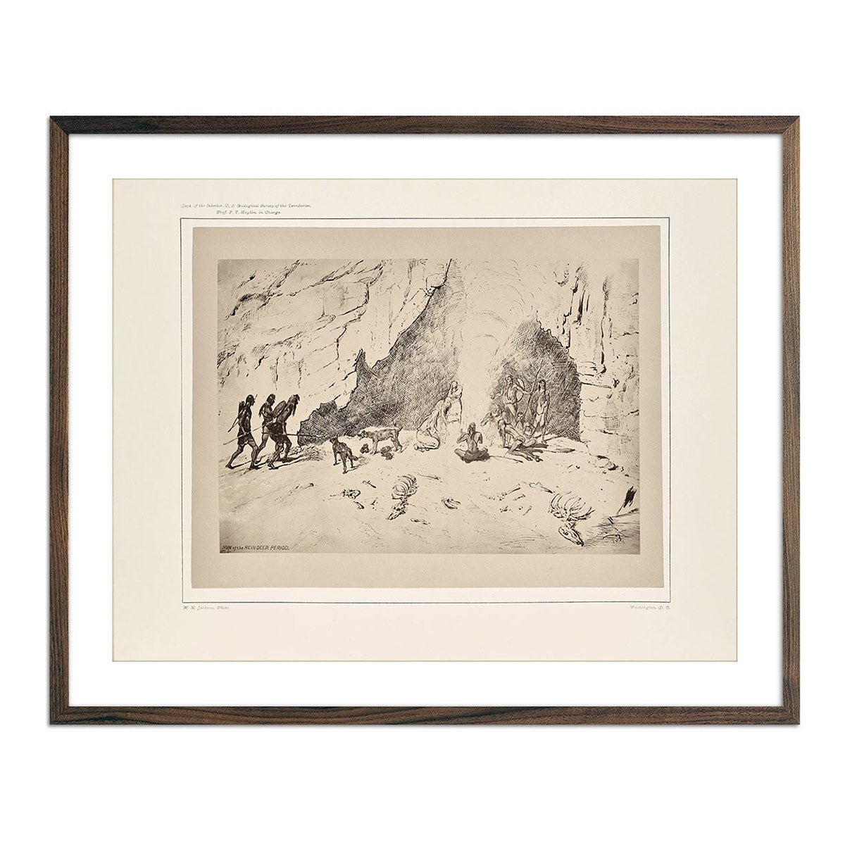 Man of the Reindeer Period, Yellowstone 1873 - Muir Way - Photograph
