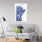 Manitoba Hydrological Map - Muir Way - Hydrology