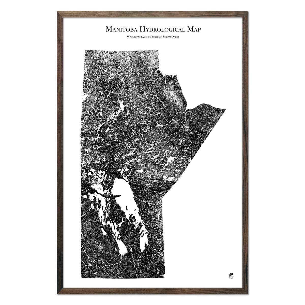 Manitoba Hydrological Map - Muir Way - Hydrology