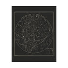 Map of the Heavens April - July 1850 - Muir Way - Vintage Map