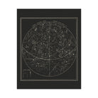 Map of the Heavens January - April 1850 - Muir Way - Vintage Map
