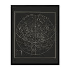 Map of the Heavens July - October 1850 - Muir Way - Vintage Map