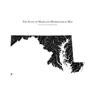 Maryland Hydrological Map - Muir Way - Hydrology