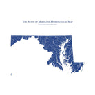 Maryland Hydrological Map - Muir Way - Hydrology