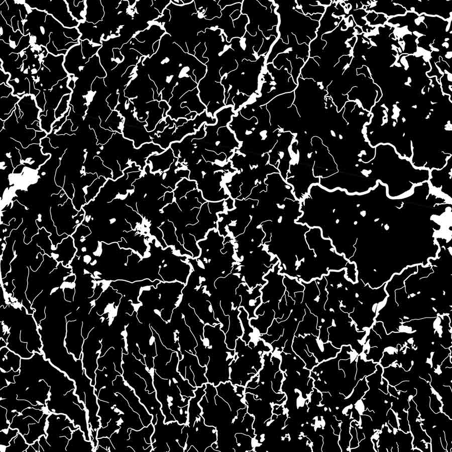 Massachusetts Hydrological Map - Muir Way - Hydrology