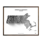 Massachusetts Elevation Map - Muir Way - Elevation