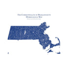 Massachusetts Hydrological Map - Muir Way - Hydrology