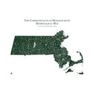 Massachusetts Hydrological Map - Muir Way - Hydrology