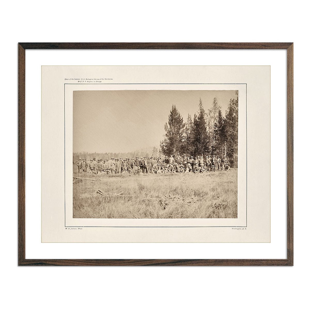Meeting of the USGS in the Lower Firehole Basin, Yellowstone 1873 - Muir Way - Photograph