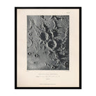 1874 Mercator and Campanus Moon Craters Print - Muir Way - Astronomy