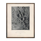 1874 Mercator and Campanus Moon Craters Print - Muir Way - Astronomy
