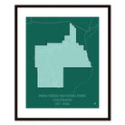 Mesa Verde National Park Map - Muir Way - National Park