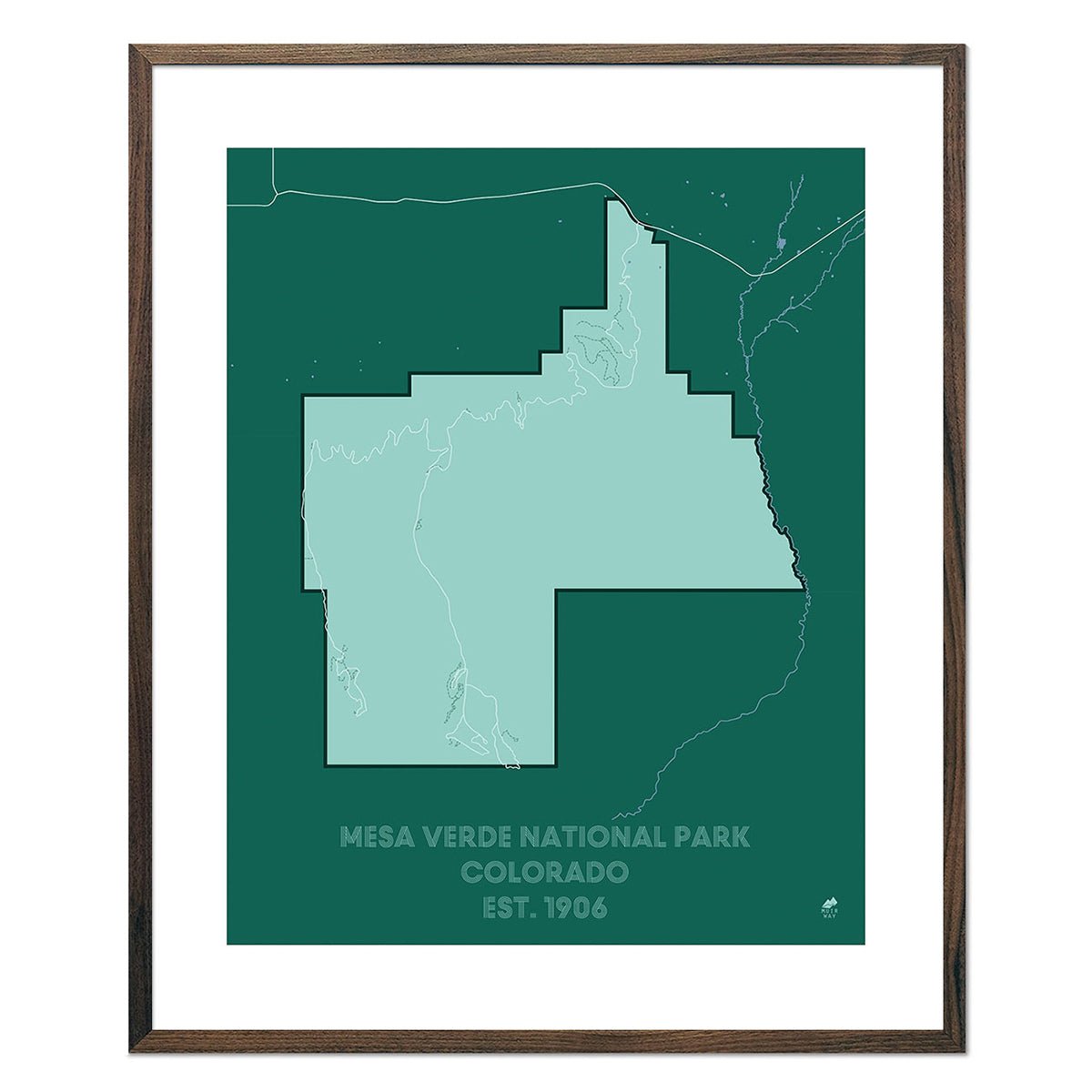 Mesa Verde National Park Map - Muir Way - National Park