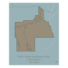 Mesa Verde National Park Map - Muir Way - National Park