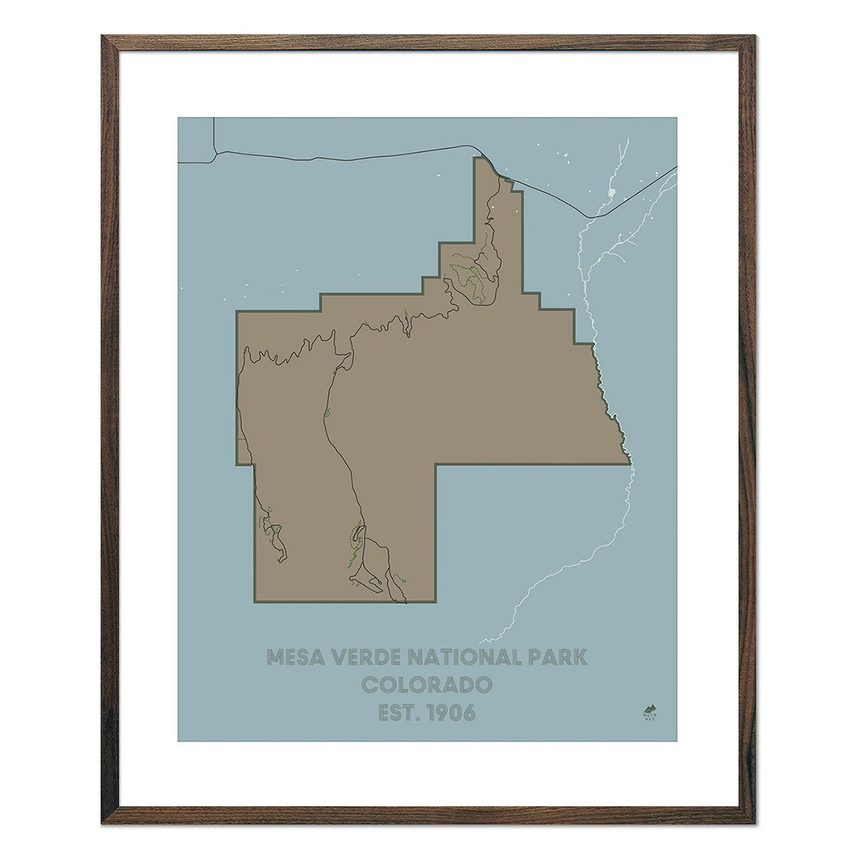 Mesa Verde National Park Map - Muir Way - National Park