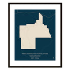 Mesa Verde National Park Map - Muir Way - National Park