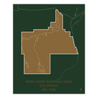 Mesa Verde National Park Map - Muir Way - National Park