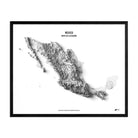 Mexico Elevation Map - Muir Way - Elevation