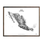 Mexico Elevation Map - Muir Way - Elevation
