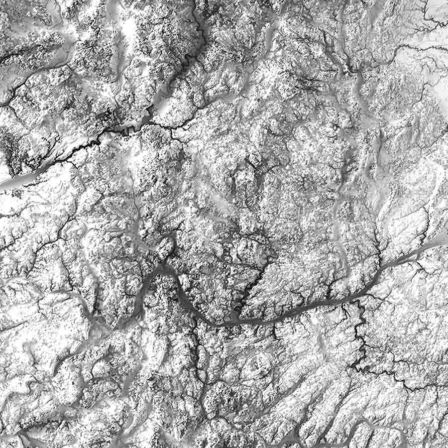 Michigan Elevation Map - Muir Way - Elevation