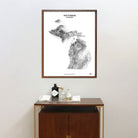 Michigan Elevation Map - Muir Way - Elevation