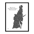Mid Atlantic Regional Hydrological Map - Muir Way - Hydrology