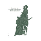 Mid Atlantic Regional Hydrological Map - Muir Way - Hydrology