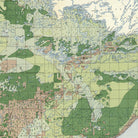 Pine Region of Minnesota 1899 Map - Muir Way - Vintage Map