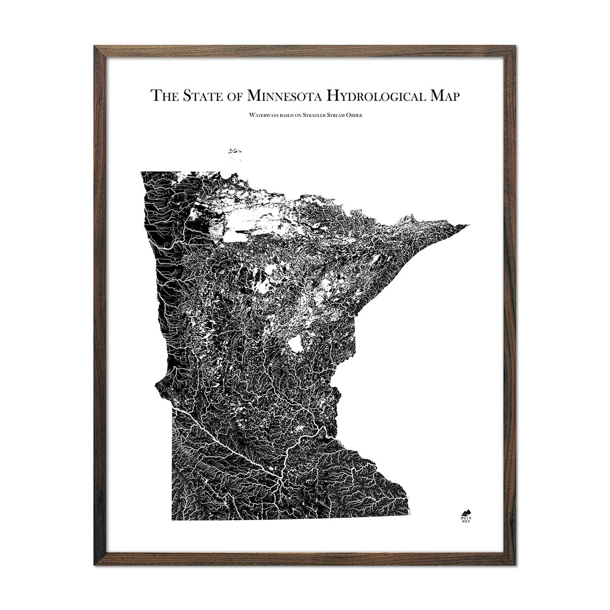 Minnesota Hydrological Map - Muir Way - Hydrology