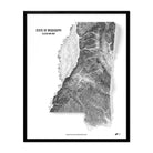 Mississippi Elevation Map - Muir Way - Elevation