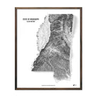 Mississippi Elevation Map - Muir Way - Elevation