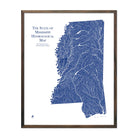 Mississippi Hydrological Map - Muir Way - Hydrology