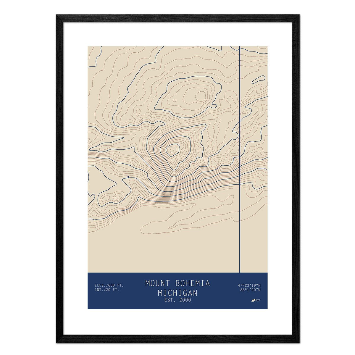 Mount Bohemia, Michigan - Muir Way - TOPO Series