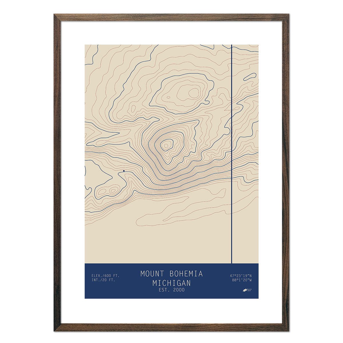 Mount Bohemia, Michigan - Muir Way - TOPO Series