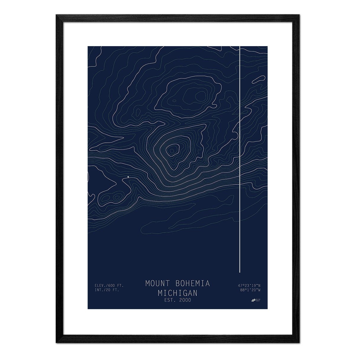 Mount Bohemia, Michigan - Muir Way - TOPO Series