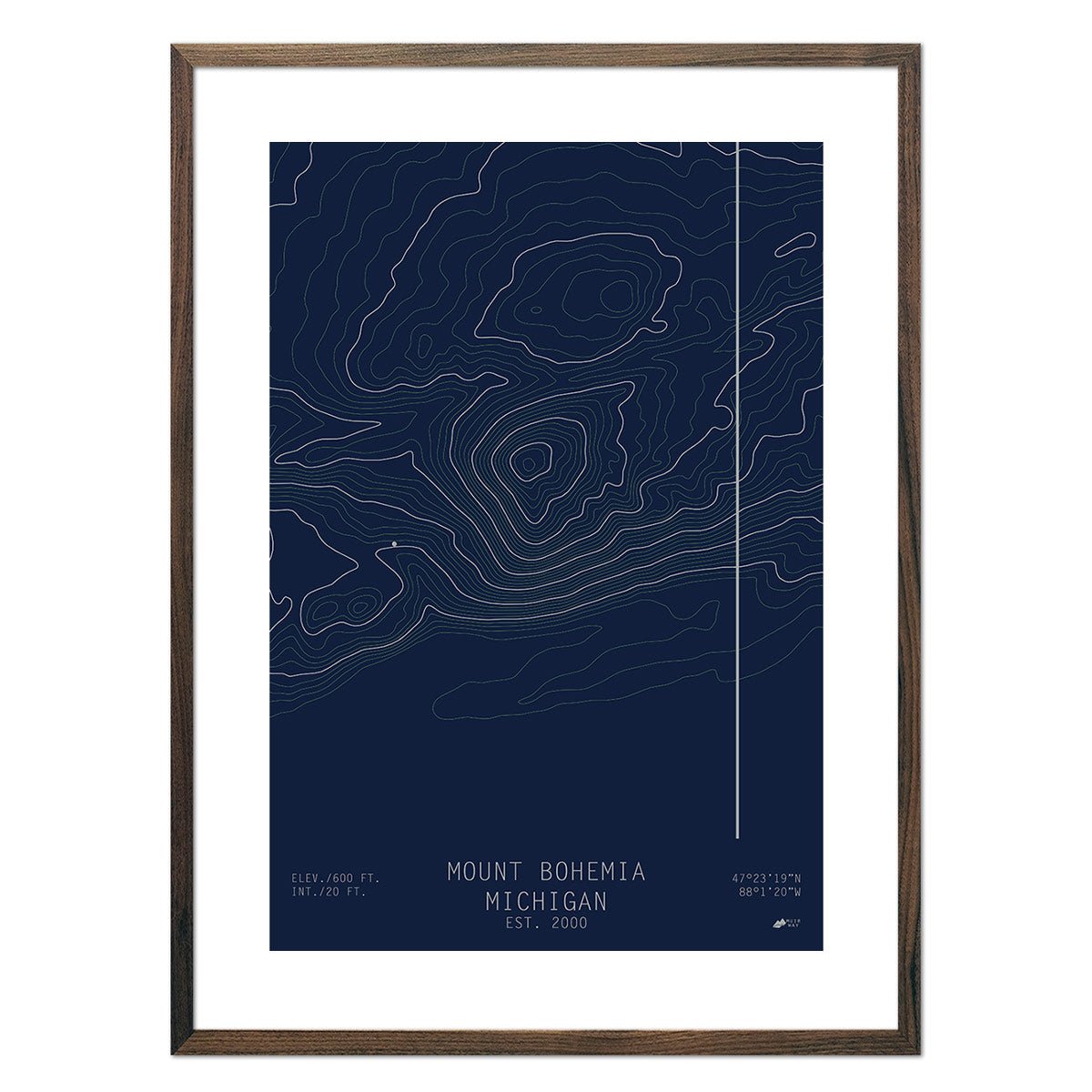 Mount Bohemia, Michigan - Muir Way - TOPO Series