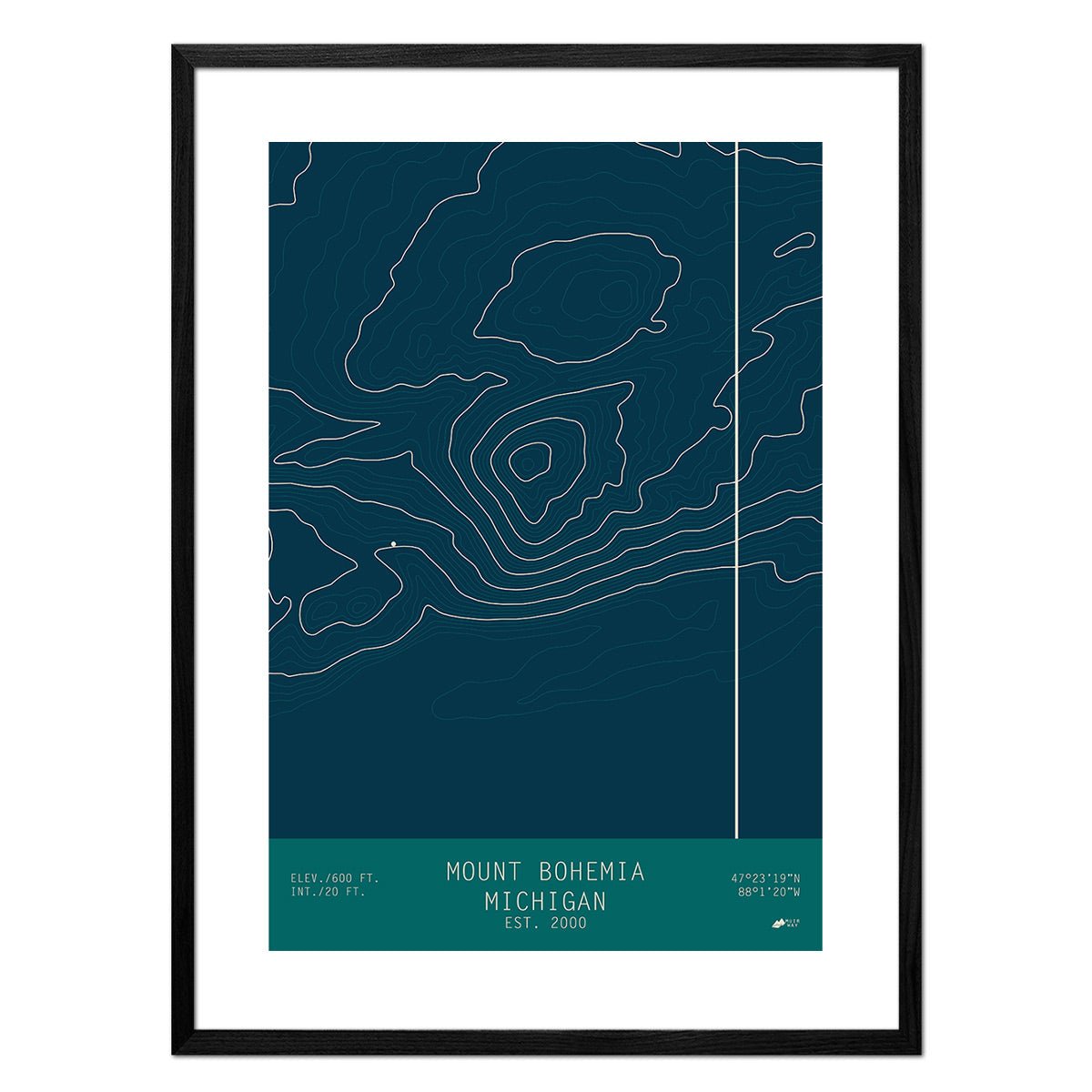 Mount Bohemia, Michigan - Muir Way - TOPO Series