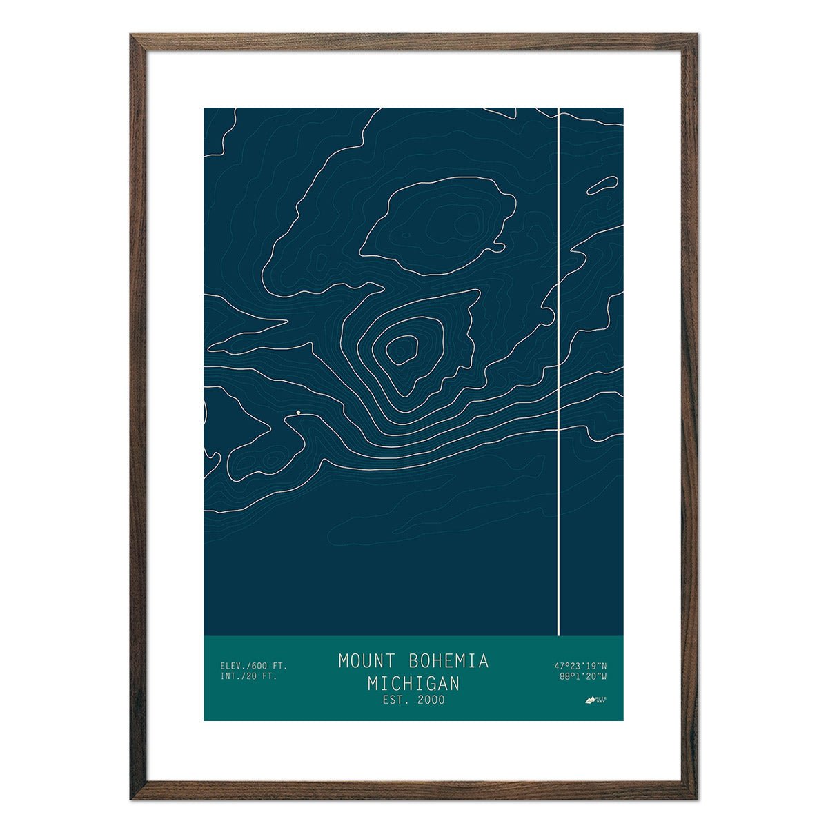 Mount Bohemia, Michigan - Muir Way - TOPO Series