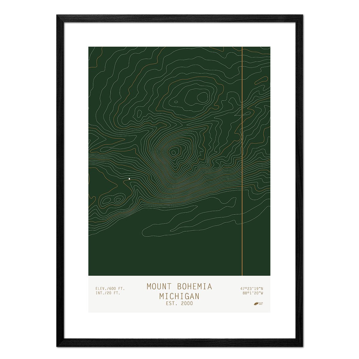 Mount Bohemia, Michigan - Muir Way - TOPO Series
