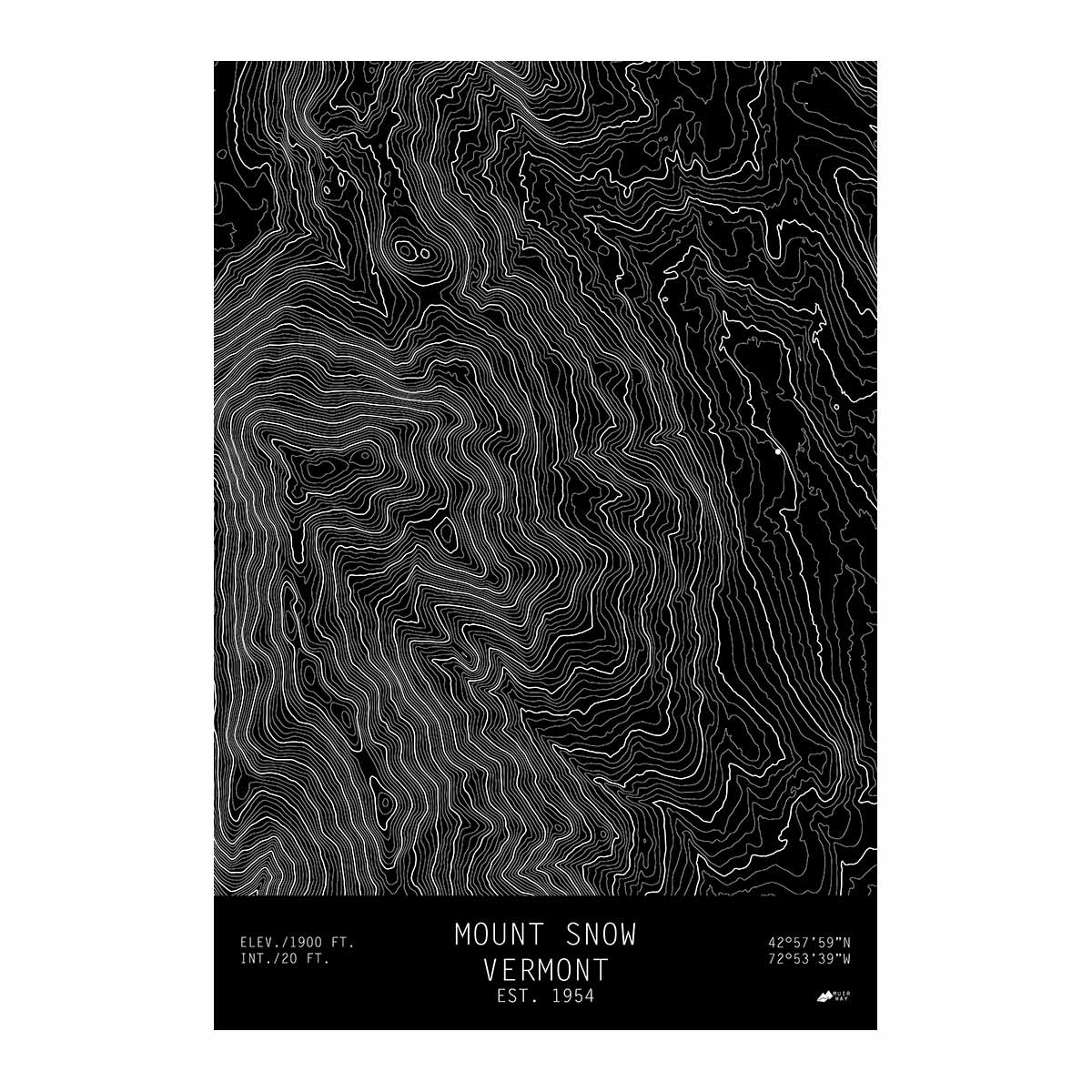 Mount Snow, Vermont - Muir Way - TOPO Series