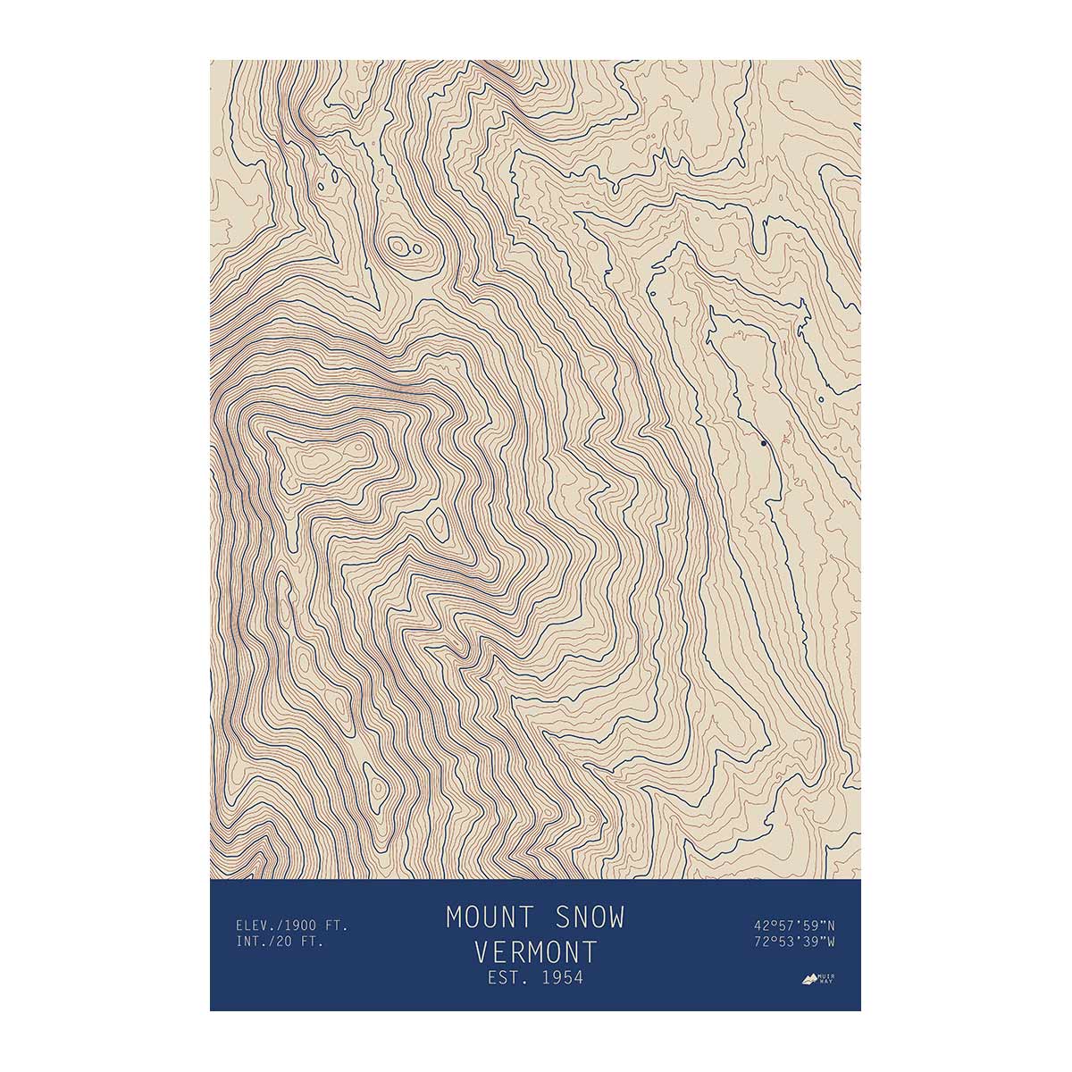 Mount Snow, Vermont - Muir Way - TOPO Series
