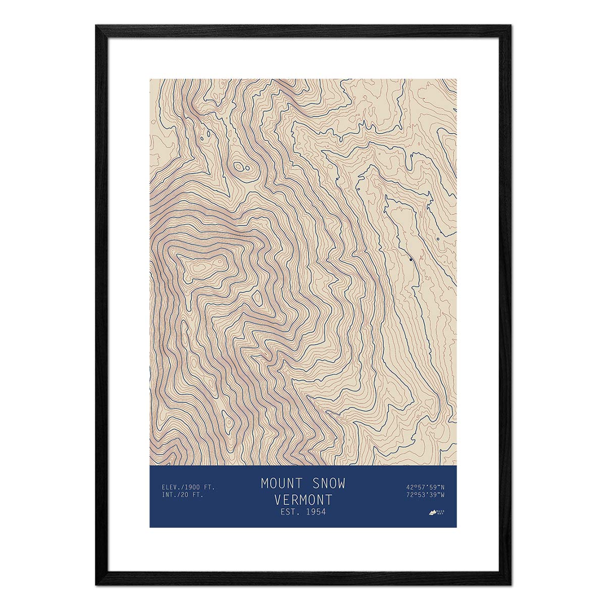 Mount Snow, Vermont - Muir Way - TOPO Series