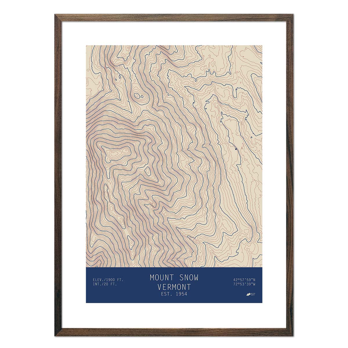Mount Snow, Vermont - Muir Way - TOPO Series