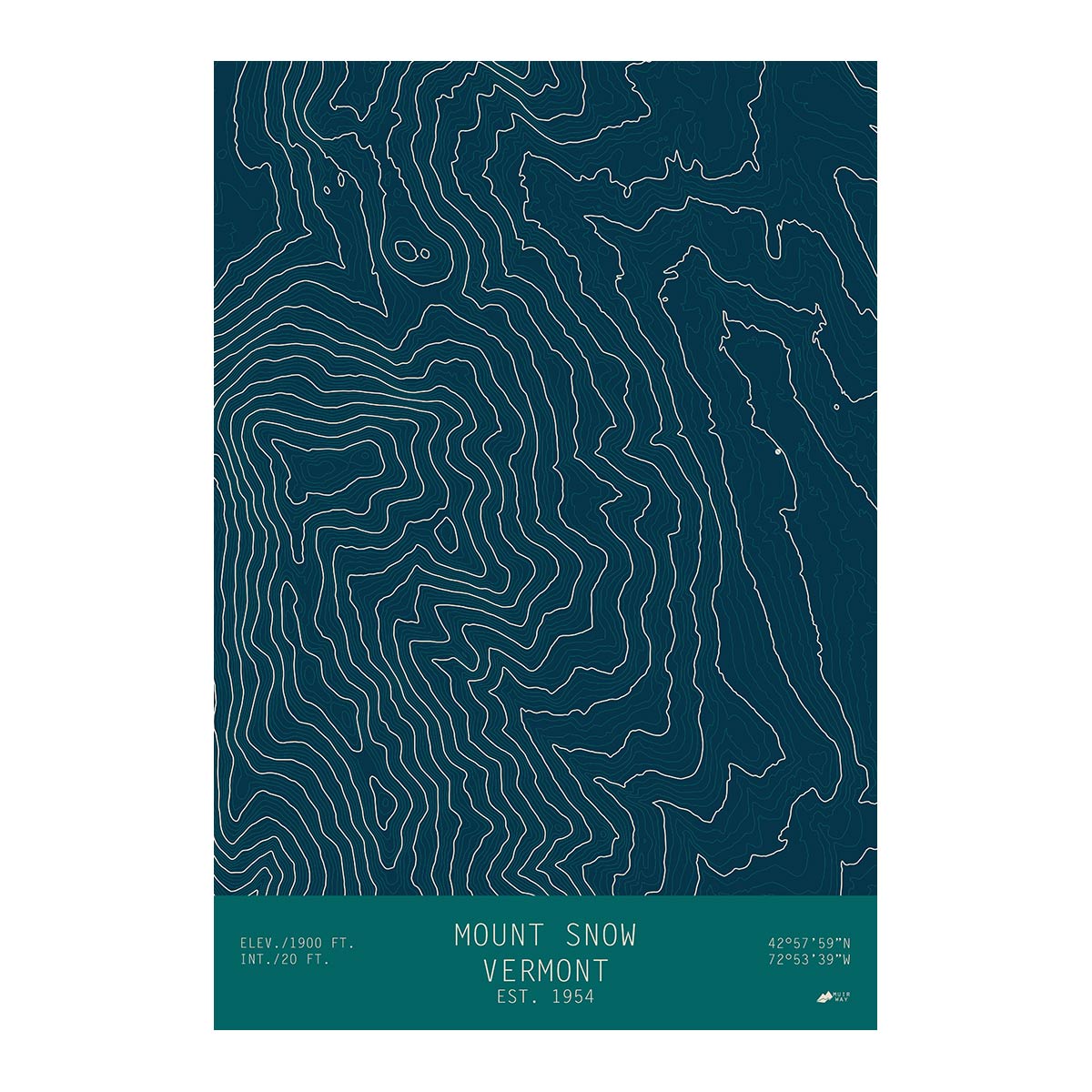 Mount Snow, Vermont - Muir Way - TOPO Series