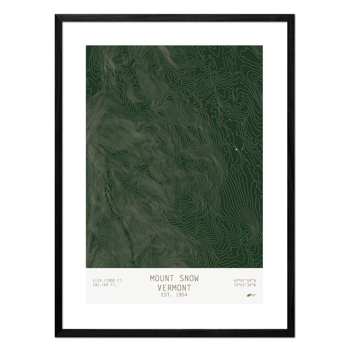 Mount Snow, Vermont - Muir Way - TOPO Series